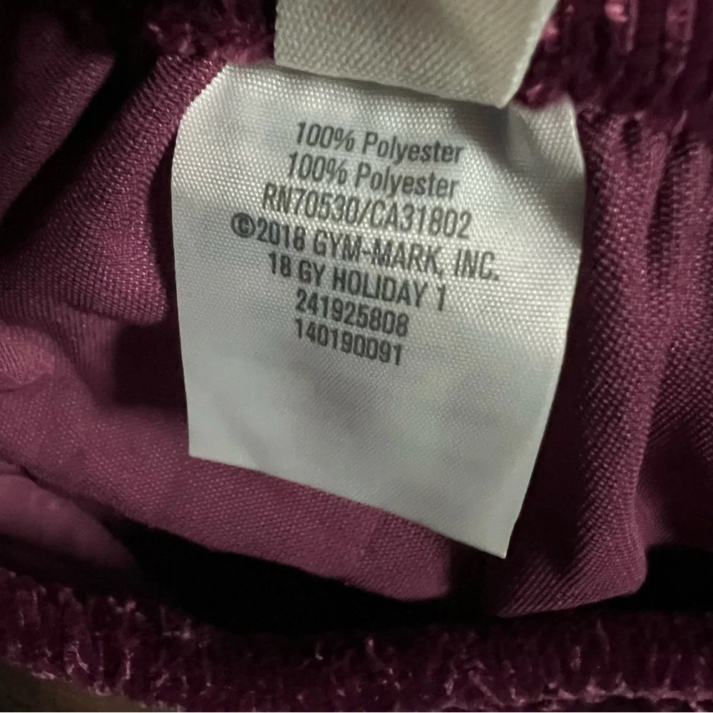 Gymboree baby girls 12-18 months purple velvet dress with bloomers